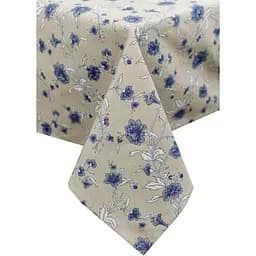 Скатертина Прованс Господиня Квіти 220х136 см синя (31584)