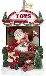 Новорічна композиція Santa's Toy Store з LED підсвічуванням Bona 22х14х33 см dec0008417