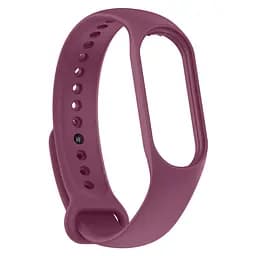Силіконовий ремінець для фітнес браслетів Xiaomi Mi Band 5/6/7, Silicone, purple, зі зручною застібкою, на фітнес трекер та смарт годинник, ArmorStandart (ARM61905)