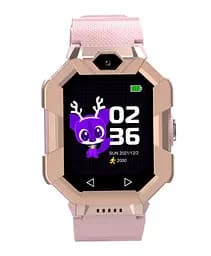 Дитячий смарт годинник Lemfo S11 з GPS трекером, 4G LTE, SIM картою, відеодзвінком, подвійною камерою, прослуховуванням, геолокацією та кнопкою SOS Рожевий - мініатюра 2