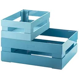 Набір ящиків для зберігання Guzzini Active Design 2 предмети блакитний (169500189)
