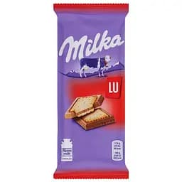 Молочний шоколад Milka з печивом Лу 87 г (623238)