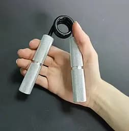 Еспандер-ножиці PowerPlay алюмінієвий 4322 (68 кг) Hand Grip Срібний (PP_4322_68kg) - мініатюра 4