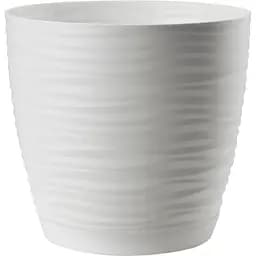 Горщик для квітів Form-Plastic Sahara mini-15 з підставкою 1.7 л білий (3020-011)