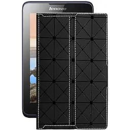 Чехол StatusCASE из экокожи для планшета Lenovo Idea Pad A3500 Черный ромб