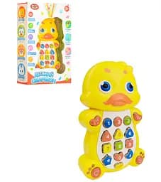 Детский развивающий телефон 7614 (укр.) с проектором 7614-2 (Утка)