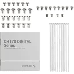 Корпус Deepcool CH170 Digital White без БП (R-CH170-WHNPI0D-G-1) - мініатюра 12