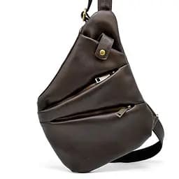 Кожаная сумка-слинг Tarwa 23х28х4 см sum0025601