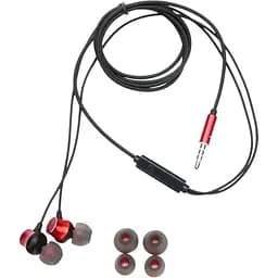 Навушники-гарнітура Hoco M51 6957531092285 металевий корпус червоні