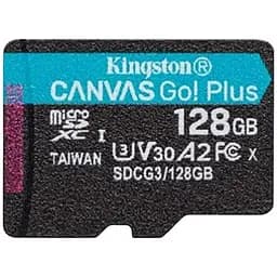 Карта пам'яті Kingston microSDXC 128Gb Canvas Go Plus Class 10 UHS-1 А2 V30 (SDCG3/128GBSP) [53491]