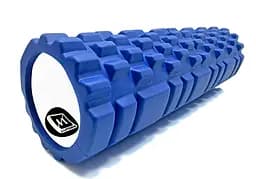 Массажный ролик EasyFit Grid Roller 45 см v.2.1 Синий (EF-2027-BL)