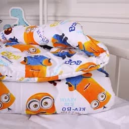 Ковдра MirSon антиалергенна дитяча зима Kids Time 20-0036 Minions 110x140 см бавовна (2200009665295)
