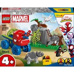 Конструктор LEGO Marvel Динозаврячий спасательный транспорт команды Паука, 136 деталей (11199)