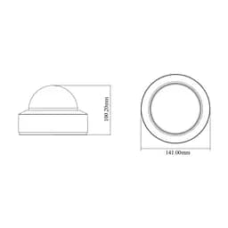IP-відеокамера 8Mp TVT TD-9583E3B (D/AZ/PE/AR3) f=2.8-12mm з мікрофоном (77-00356) - мініатюра 2