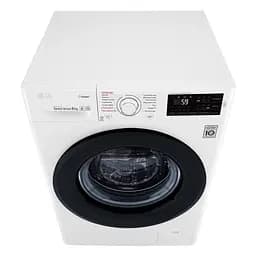 Пральна машина LG з фронтальним завантаженням F4M5TS6W, 8кг, 1400, A+++-30%, Пар, глибина 56см, Дисплей, Інвертор, Білий (F4M5TS6W) - мініатюра 9