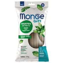 Лакомство для собак Monge Gift Dog Medium & Maxi, утка с мятой, 270 г (70085588)
