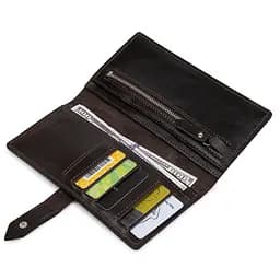 Чоловіче шкіряне портмоне GRANDE PELLE 9х18х1 см acs0018641 - мініатюра 5