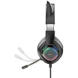 Навушники Hoco Cute Cat Luminous Cat Ear Gaming Headphones W107 рожеві вставки 6931474791252 - мініатюра 4