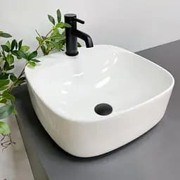 Умивальник VBI Narni white накладний VBI-014901, Білий - мініатюра 4