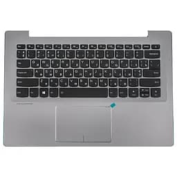 Клавіатура для ноутбука LENOVO (Yoga 520S-14IKB Клавіатура+Тачпад+передня панель) rus, silver - мініатюра 2