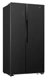 Холодильник Gorenje NRS9182MB SbS 179 x 91 x 64 см 566 л А++ NoFrost інверторний LED дисплей Чорний (NRS9182MB) - мініатюра 2