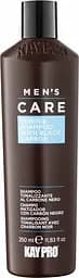 Тонувальний шампунь з чорним вугіллям KAYPRO MEN'S CARE Toning Shampoo With Black Carbon 350 мл