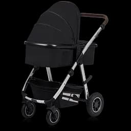 Універсальна коляска Lionelo Amber 3в1 Black Silver (LO-AMBER BLACK SILVER (3in1)) - мініатюра 4