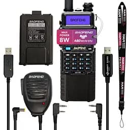 Комплект для рации Baofeng Fullhouse Bat BL5-3800 Black (8153)