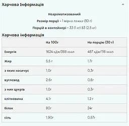 Протеїн Pea Protein Isolate Myprotein Natural 1000 г - мініатюра 2