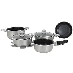 Набор посуды Gimex Cookware Set induction 8 предметів Silver (6977227)
