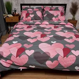 Комплект постільної білизни Moon&Star Дитячий 110x140 см наволочки 2x40x60 см Blush Love Бязь Gold Люкс - мініатюра 2
