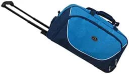 Сумка дорожня на колесах Wallaby 10428-4 57L Синя з блакитним - мініатюра 2