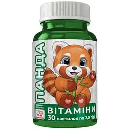 Витамины для детей Красота и здоровье Панда желейные на основе пектина со вкусом малины 30 шт. х 2 г