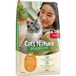 Сухой корм Mera Cats Nature Sensitive Chiken (Huhn) с курицей для кошек с чувствительным пищеварением 10 кг