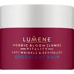 Бальзам для лица Lumene Nordic Bloom Vitality Anti-Wrinkle & Revitalize Overnight ночной восстанавливающий против морщин для зрелой кожи 50 мл