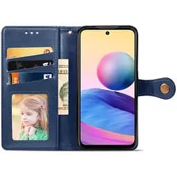 Шкіряний чохол-книжка GETMAN Gallant (PU) для Xiaomi Redmi 15C (Global) / Poco C85 (Global) Синій - мініатюра 5