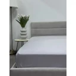 Простирадло на резинці Ecotton Light Grey Полісатин 200х160 см (24564) - мініатюра 2