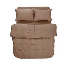 Постельное белье Lotus Home Washed cotton - Kansas коричневый евро