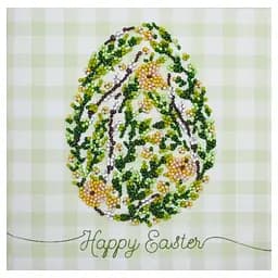 Набор для вышивки бисером "Пасхальный первоцвет" AM-242 на натуральном холсте.