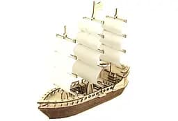 Дерев'яний конструктор ПАРУСНЫЙ КОРАБЛЬ Парусник BLACKSEA