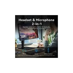Звукова плата VENTION USB AM to 3.5mm F 0.25m (4pin) 96kHz/24bit DSP noise reduction (CVEBC) - мініатюра 7