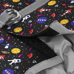 Шлея для собак м'яка Waudog Clothes з QR паспортом NASA, S1, 40-45х29-31 см (2920) - мініатюра 3