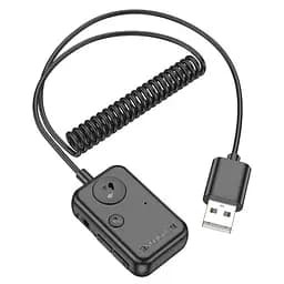 Bluetooth аудіо ресивер Borofone BC49 June (USB-A) Black - мініатюра 2