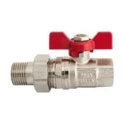Кран прямой шаровой с американкой Karro Standart+ прямой 1 1/4" PN40 30412