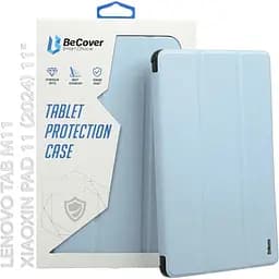 Чохол-книжка BeCover Soft Edge з кріпленням для стілусу для Lenovo Tab M11 -2024 TB-TB330FU/Xiaoxin Pad 11 -2024 11" Light Blue (712542) - мініатюра 6