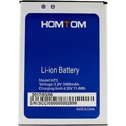 Акумулятор Homtom HT3 / HT3 Pro 3000 mAh