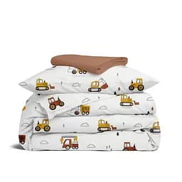 Дитяча постільна білизна Cosas LITTLE BUILDER CS4 110х140см (LittleBuilder_El80-13Caramel_140)