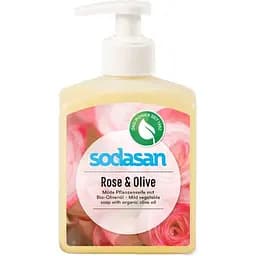 Органічне рідке мило Sodasan Rose-Olive 300 мл