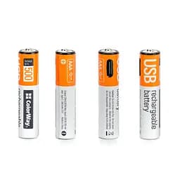 Акумулятор ColorWay AAА USB-С 590 mAh 1.5V (2шт) (Li-Polymer) (CW-UBAAA-09) - мініатюра 3