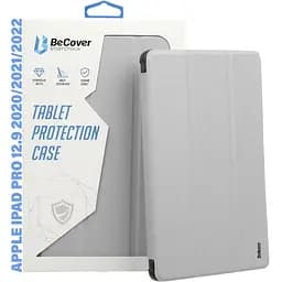 Чохол-книжка BeCover Soft Edge TPU з кріпленням Apple Pencil для Apple iPad Pro 12.9 2020/2021/2022 Gray (711709) - мініатюра 4